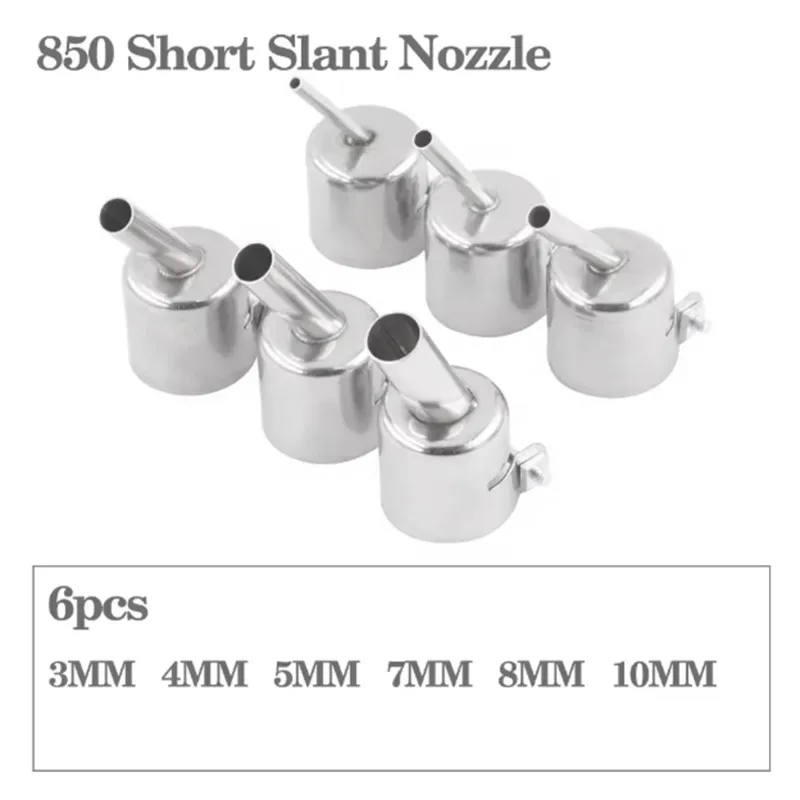 ABGG-Universal Elbow Extension Nozzle For 850 Series Hot Air Gun Desoldering Station- Supports 3/4/5/7/8/10Mm