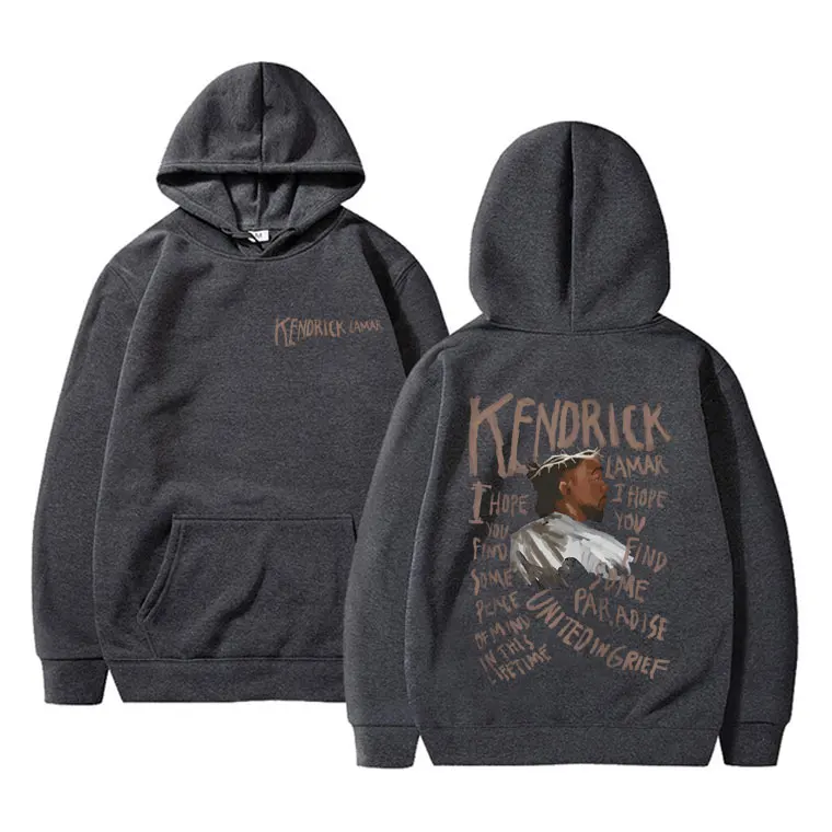 Rapper Kendrick Lamar Mr. Morale & The Big Steppers Graphic Pullover Male Casual Oversized Hoodie Men Hip Hop Hooded Sweatshirt