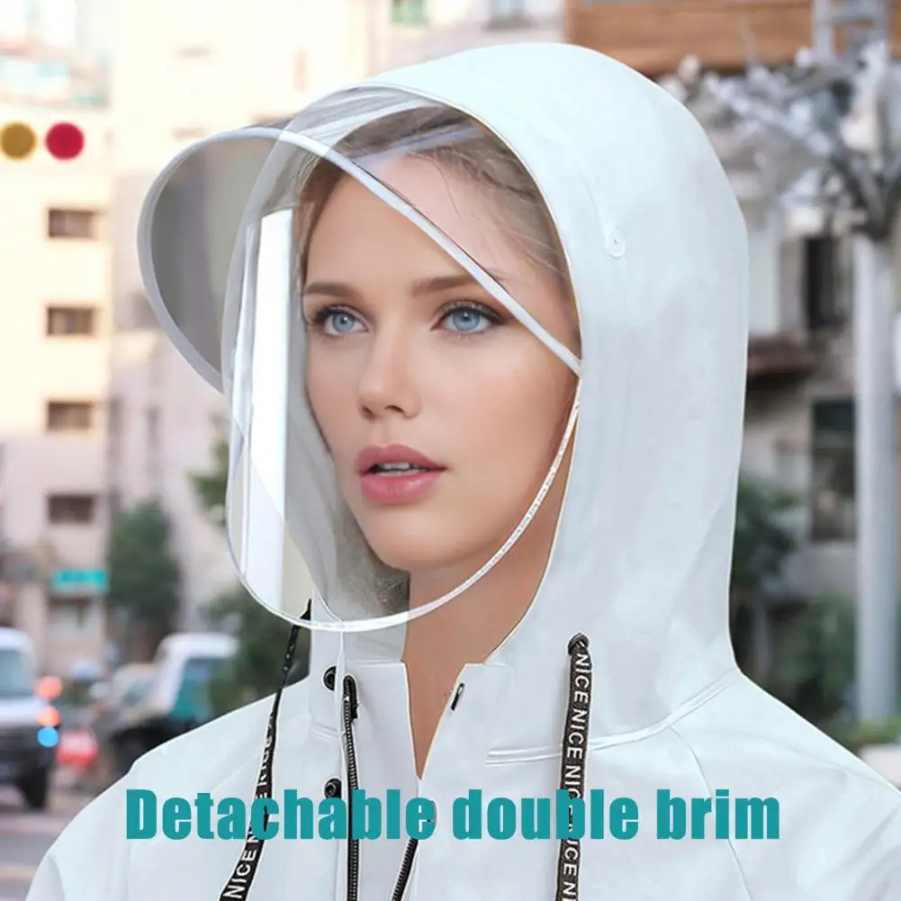Men Women Rain Gear Waterproof Hooded Raincoat Reusable Long Rain Jacket Portable Outdoor Hiking Poncho for Men Women Rainproof