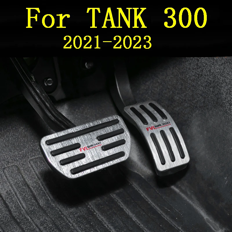 

For Great Wall TANK 300 2021-2023 Car Accessories Pedal Brake Accelerator Rest Cover Anti Skid Foot Pad Auto Styling