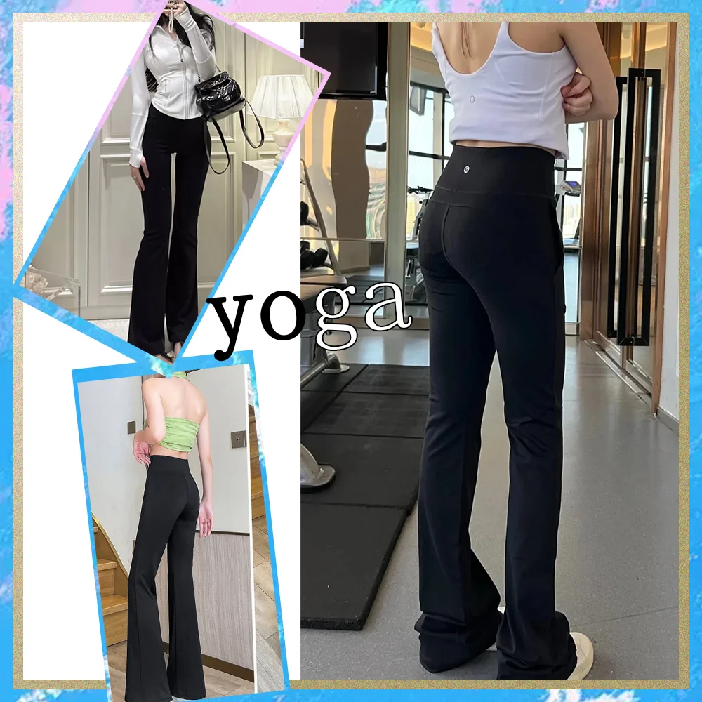 

Micro Shark Pants Women Outer Wear New Explosion Slim Yoga Sports Flared Pants Casual Long Pants Fitness Pants Slim Dancing