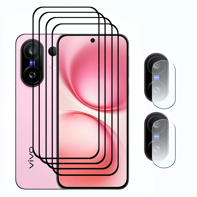 

Upgrade Full Cover Glass For VIVO X200FE Tempered glass Screen protector Shockproof X200FE Soft fiber Lens film
