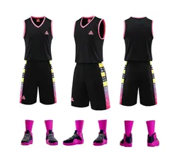 Nuovo 24/25 kit sportivo da uomo Fans maglie da basket uomini e bambini game team manica corta uniforme da allenamento gilet e pantaloncini 9010