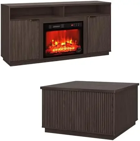 2-Piece Fluted Living Room Set Includes 31.5