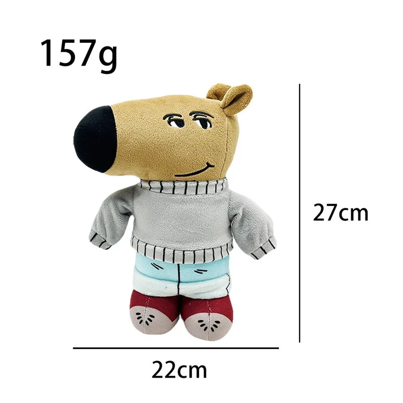 23cm Funny Chill Guy Plush Dolls Cartoon Chill Guy Plushies Toys Stuffed Plush Chill Guy Meme Dolls For Children Birthday Gifts