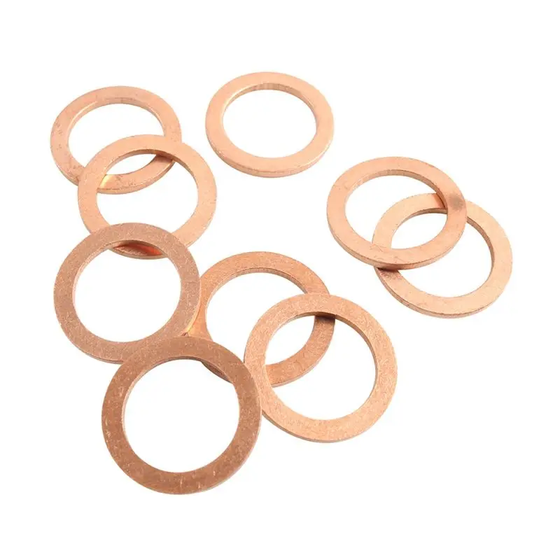 AEE5-100 Pcs Car Gearbox Oil Drain Screw Washer Screw Plug Gasket Seal 007603-014106 007603014106 For Mercedes-Benz