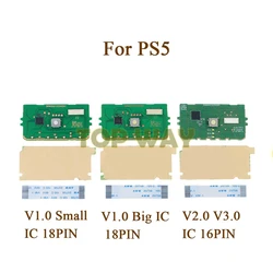 1set For PS5 Controller BDM-010 BDM-020 030 Touchpad For PS5 Handle V1 V2 Big Small IC Touch Pad Board Motherboard Replacement