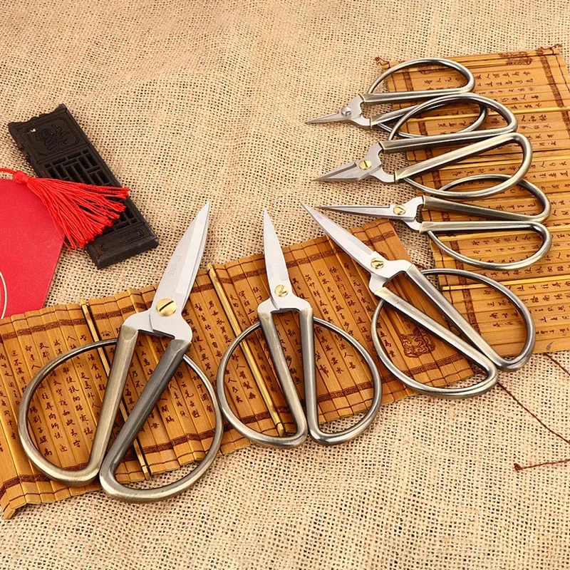 로즈 골드 빈티지 자수 바느질 가위 스테인레스 스틸 DIY 가위 바느질 재단사 가위 패브릭 공예 도구