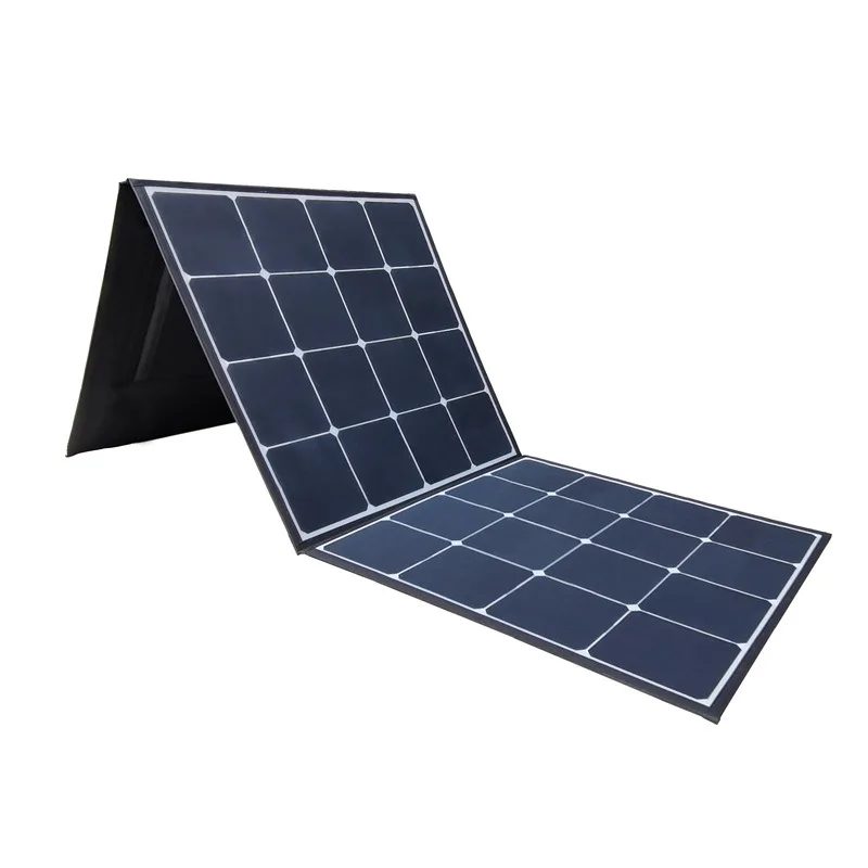 150W Solar Folded Plate Outdoor Portable Energy Storage Rechargeable SunPower Single Crystal Power Panel