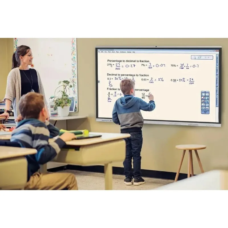 2024 All-in-One Electronic Whiteboard Teaching Board Science Education Equipment Children's Interactive Blackboard for Learning