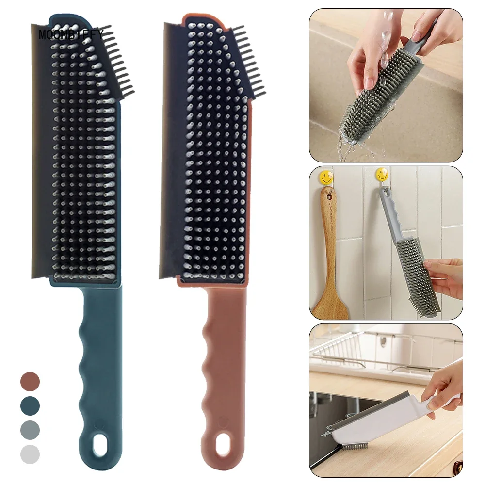 

Multifunction Silicone Gap Cleaning Decontamination Brush Cleaning Brush Glass Scraping Dead Spot Floor Brush Cleaning Tool