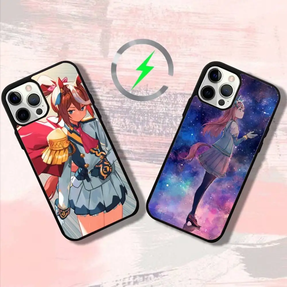 

Pretty Derby Uma Musume Phone Case For iPhone 17,16,15,14,13,12,11,Pro,Max,Plus,Mini,SE4,E Magnetic Magsafe Wireless Charging