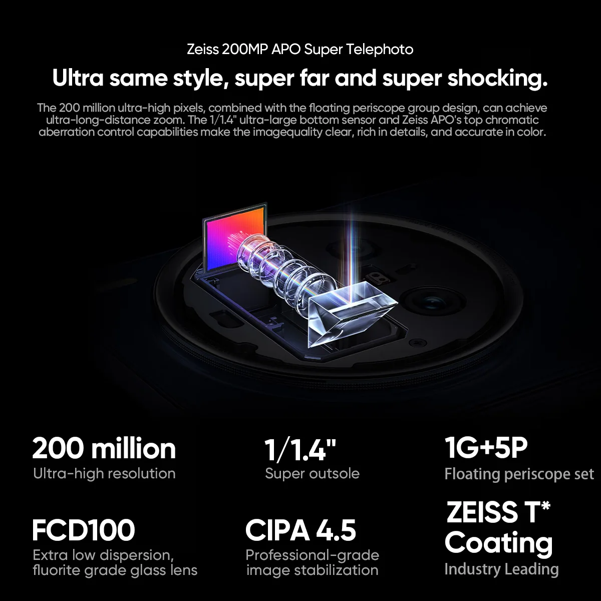 China Version VIVO X200 PRO 5G Dimensity 9400 CPU 6.78 inch AMOLED 120HZ Screen 6000mAh 90W Flash Charger OTA NFC 50MP camera