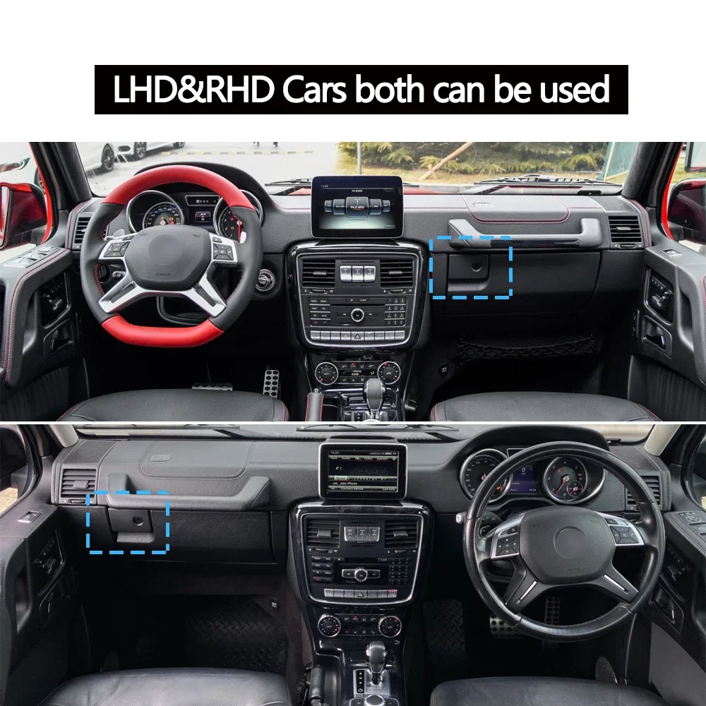 Complete Car Passenger Side Glove Box Handle Storage Box Handle Lock Latch Cover For Mercedes Benz G Class W463 2004-2018 6