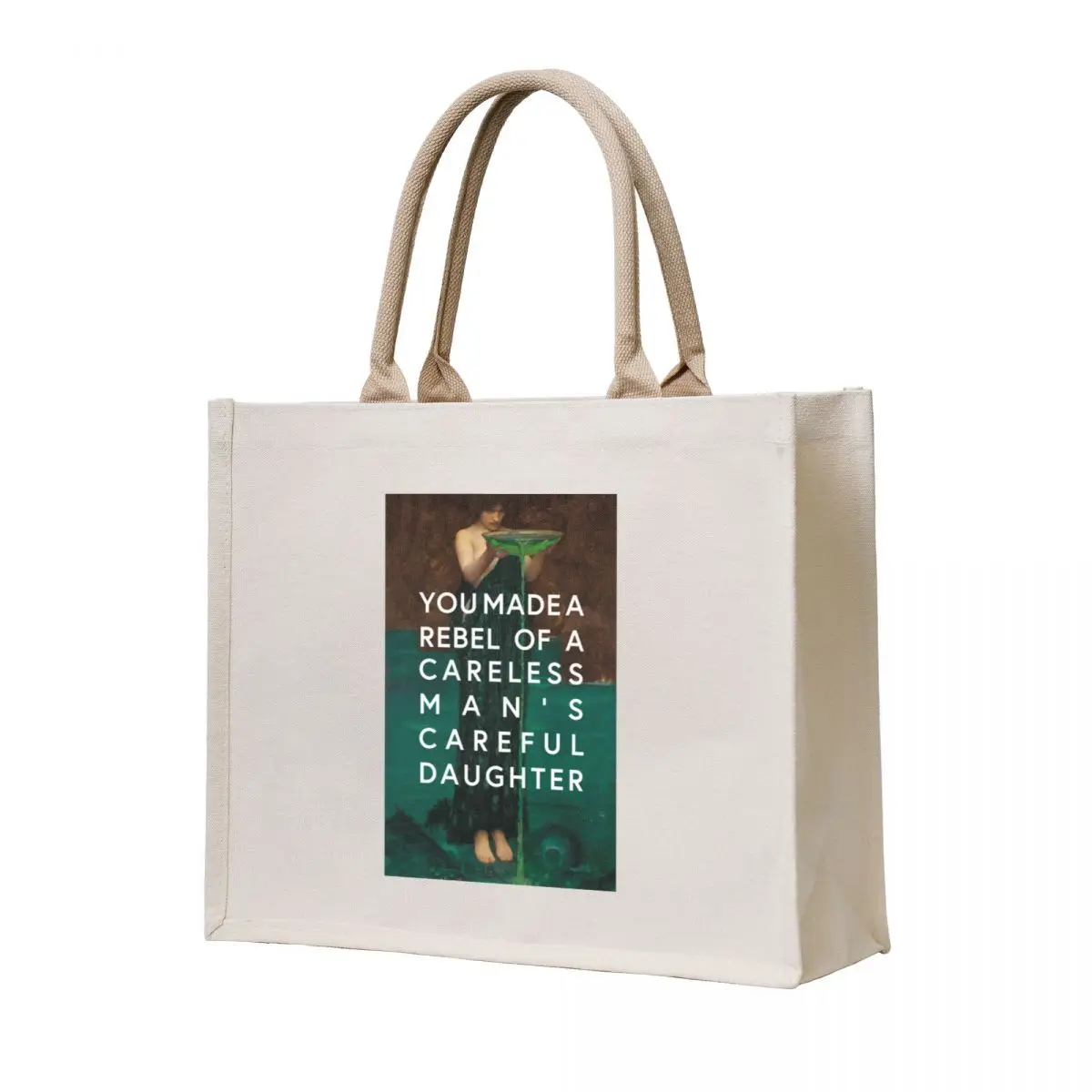 

careless man's careful daughter Tote Bag canvas shopping bag cute tote bag sacs de shopping
