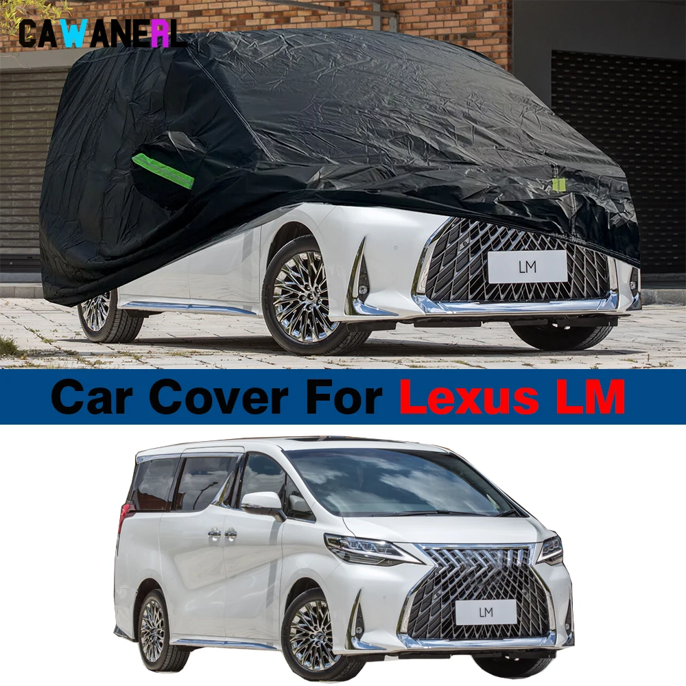 

Full Car Cover Windproof Sun Rain Snow Wind Protect Waterproof MPV Cover For Lexus LM 350 300h 500h 350h 2020-2025