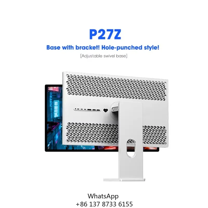 KUYCON P27Z 27 Inch 5K 180Hz Wonderful Sound Vision High-energydual-mode Switching Gaming Desktop Use Aluminum Vertical Monitor