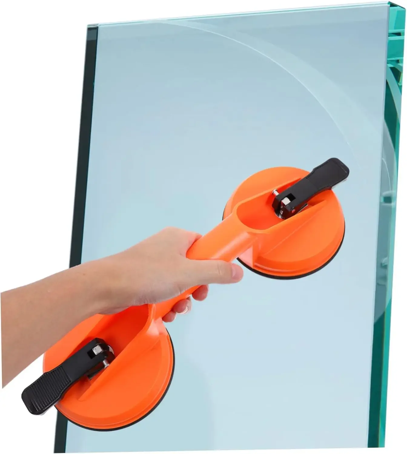 Professional Glass Suction Cups 1Pcs Orange Heavy Duty for Lift Large Glass Tiles Granite Auto Glass Windshield Installation