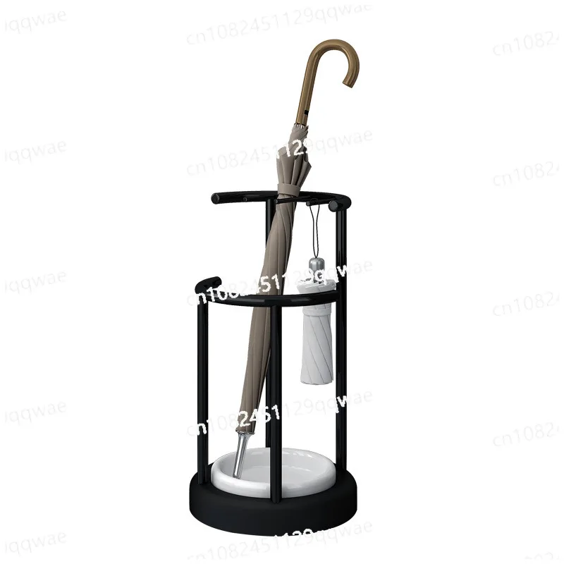 Nordic craft umbrella rack, home creative storage umbrella barrel, umbrella rack at the entrance of the hotel lobby