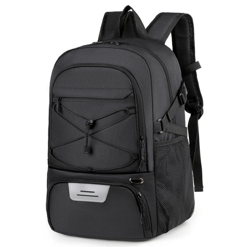 

35L Sports Basketball Backpack with Shoe Compartment 15.6" Laptop Reflective Strip Gym Bag for Men Women