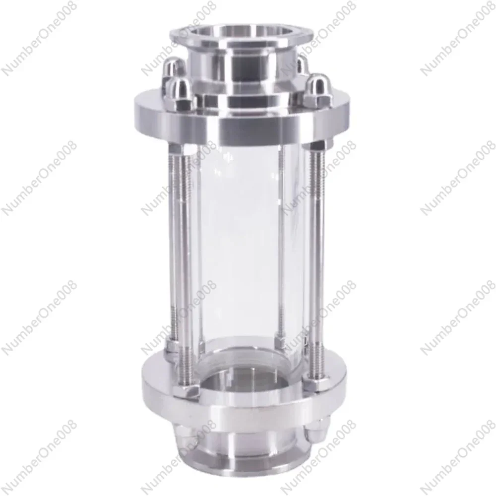 

Diopter 1.5" 2" 2.5" 3" 4" Tri Clamp 19/25/32/38/45/51-108mm Pipe Sanitary Flow Sight Glass 304 316 Stainless Steel Homebrew