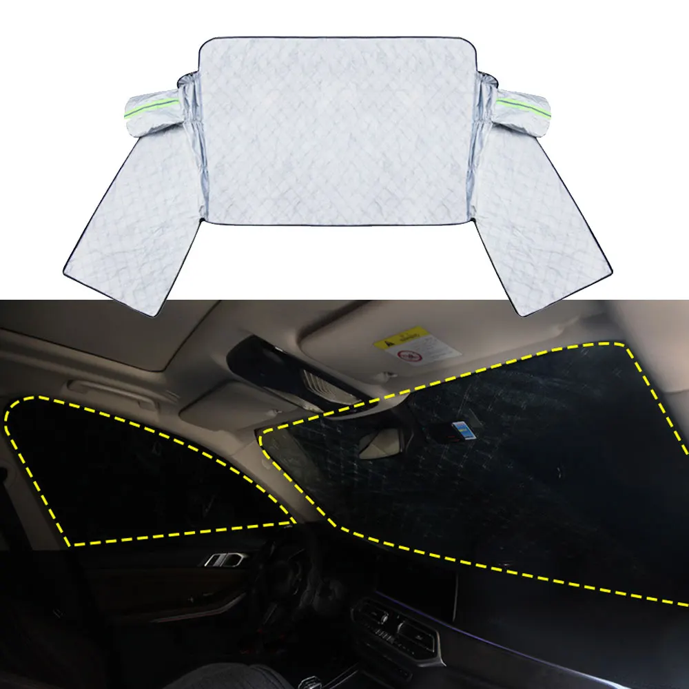 

Universal Car Sunshade Snow Cover Car Windshield Frost Protector Sun Shade Car Front Windscreen Cover Auto Exterior Accessories