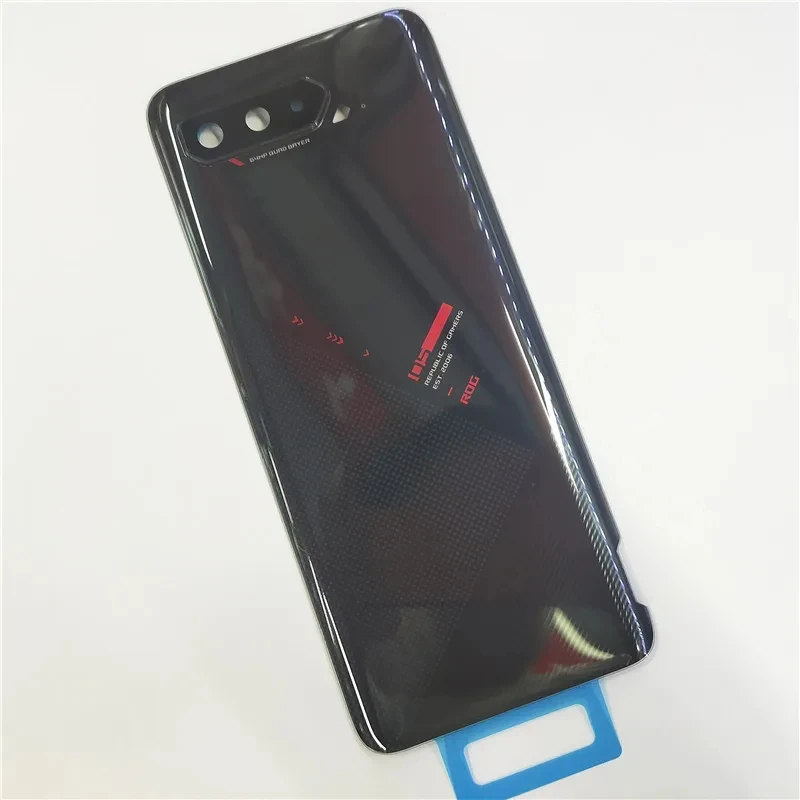 For Asus ROG Phone 5 ZS673KS 1B048IN Back backshell Cover Housing Camera Frame Glass Lens For Rog SZS676KS  6.78