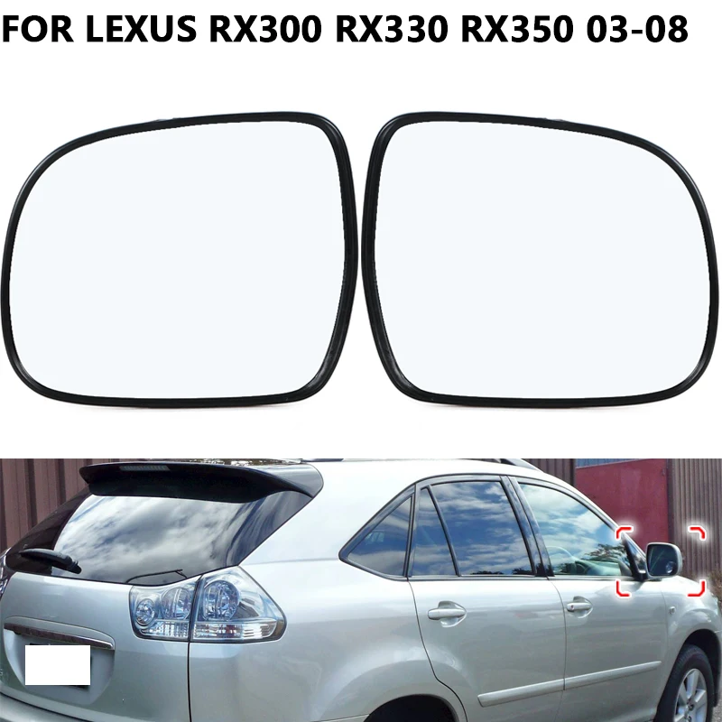 

For Lexus RX300 RX330 RX350 2003-2008 For Toyota Hilux Tacoma 2005-2015 Car Rearview Mirror Glass Lens With Heated