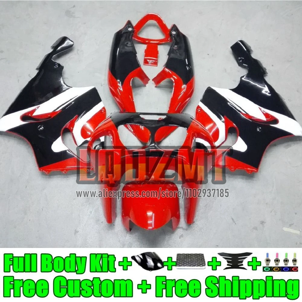 ZX-7R For KAWASAKI red black NINJA ZX750 ZX 7R 7 R 44No.5 ZX7R 1996 1997 1998 1999 2000 2001 2002 2003 ZX-750 96 03 Fairing