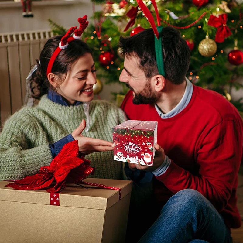 1X عيد الميلاد النقدية هدية صندوق مفاجأة حقيبة المال المال سحب حقيبة يد عيد الميلاد نافيداد سانتا كلوز هدية 2026 السنة الجديدة المال المغلف #2