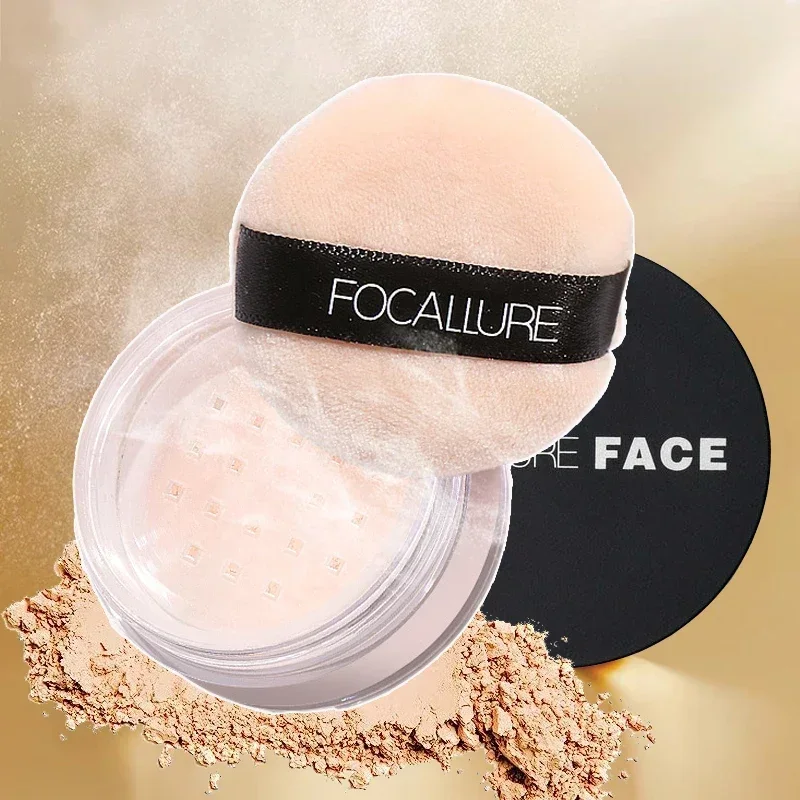 Matte Loose Powder Setting Concealer Professional Face StylingPowder Invisible Pores Oil Control Makeup Translucent Brightening