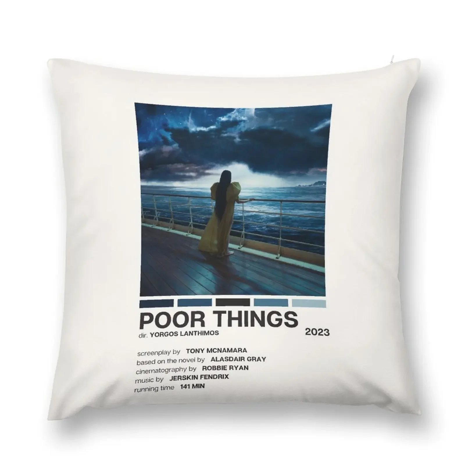 

Poor Things (2023) Movie Poster Throw Pillow Covers For Sofas Pillowcase pillow