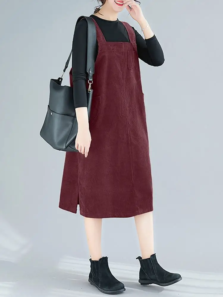 burgundy overalls dress Hope & Henry White Blouse & H&M Burgundy Corduroy Overalls. Size 6T.   Cloud & Bunny