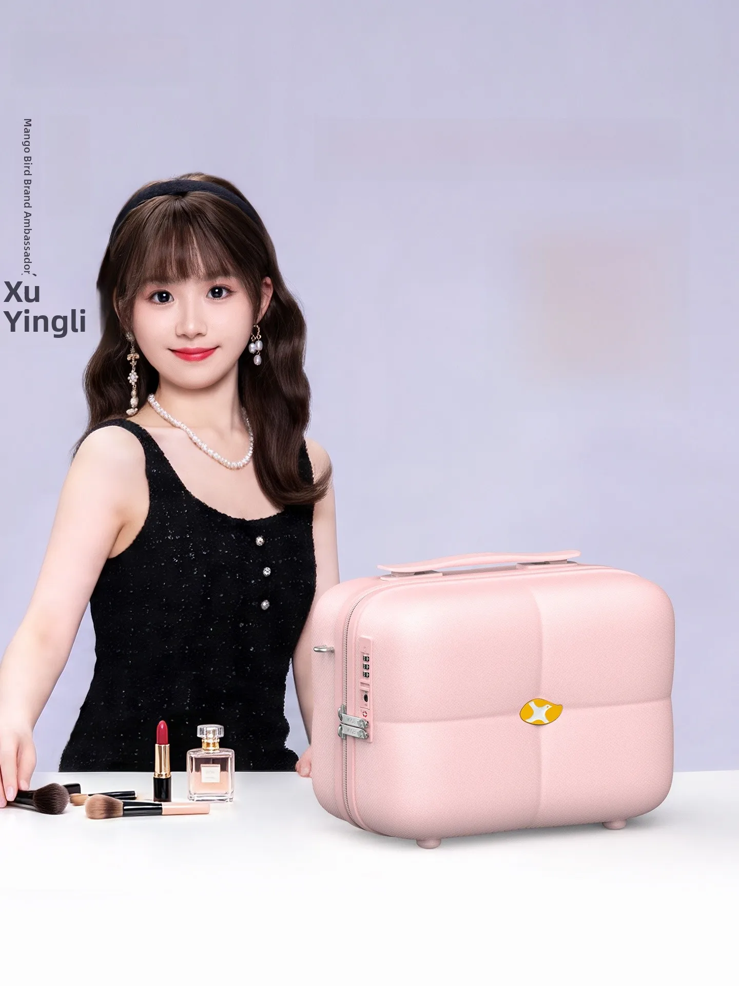 mango-bird-handheld-luggage-12-inch-portable-travel-suitcase-women's-carry-on-lightweight-expandable-storage-box-cosmetic-bag