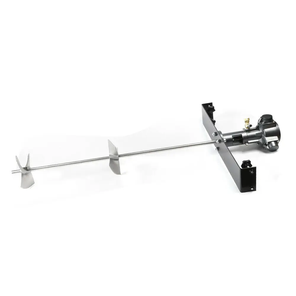 

Pneumatic Tank Barrel Paint Mixer 1/2HP Air Mix Clip Bracket Stainless Steel