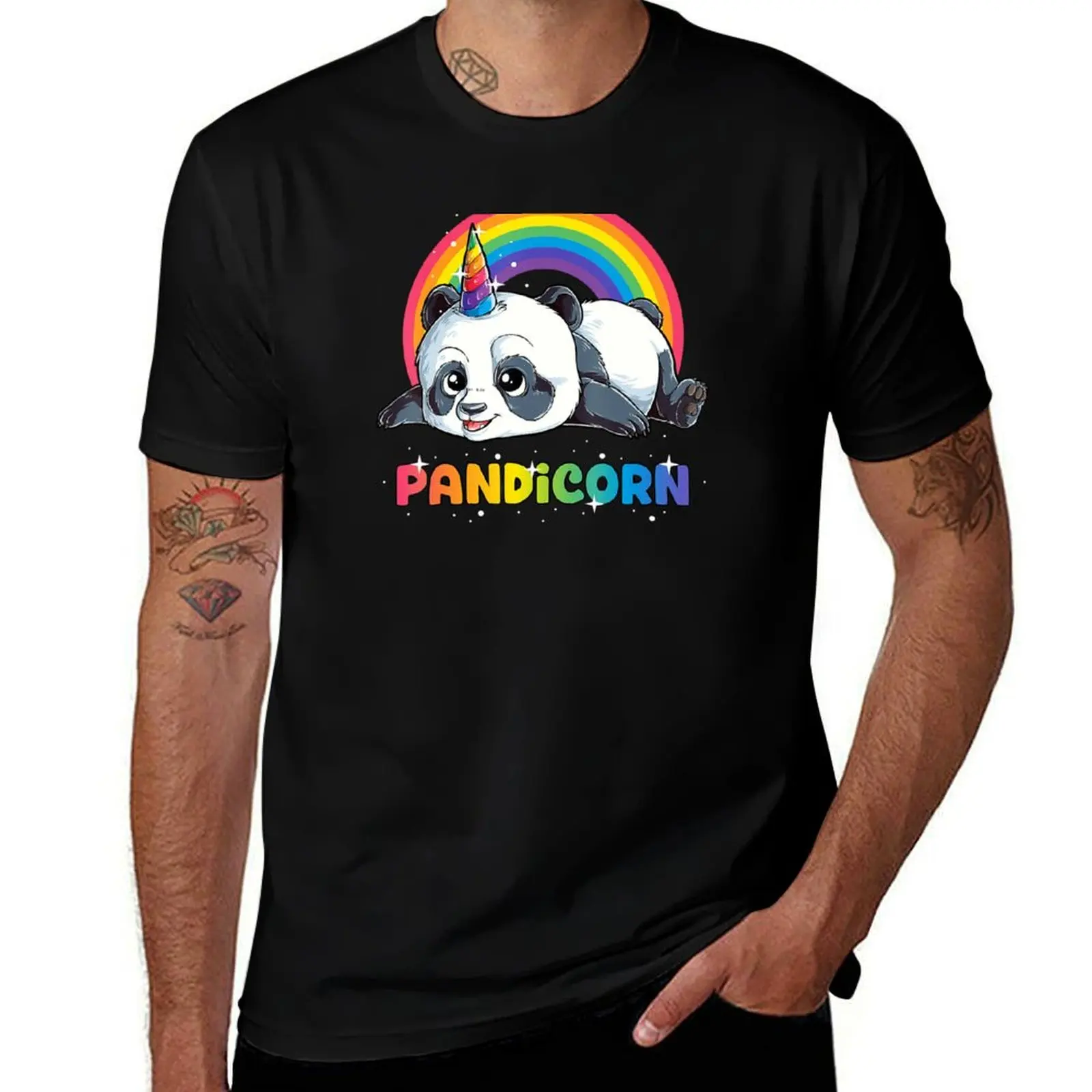 

Panda Shirts for Girls Women Pandicorn Unicorn Pandacorn Tee T-Shirt cotton t shirt man T-Shirt