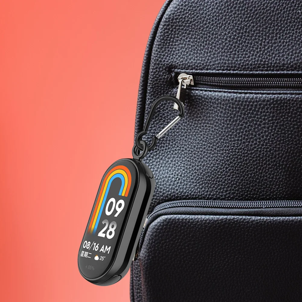 Metal Necklace for Xiaomi Mi Band 8 Pendant Chain Buckle Connection for Xiaomi Mi Band 8 Hanging Metal Chain Neck Bracelet Strap