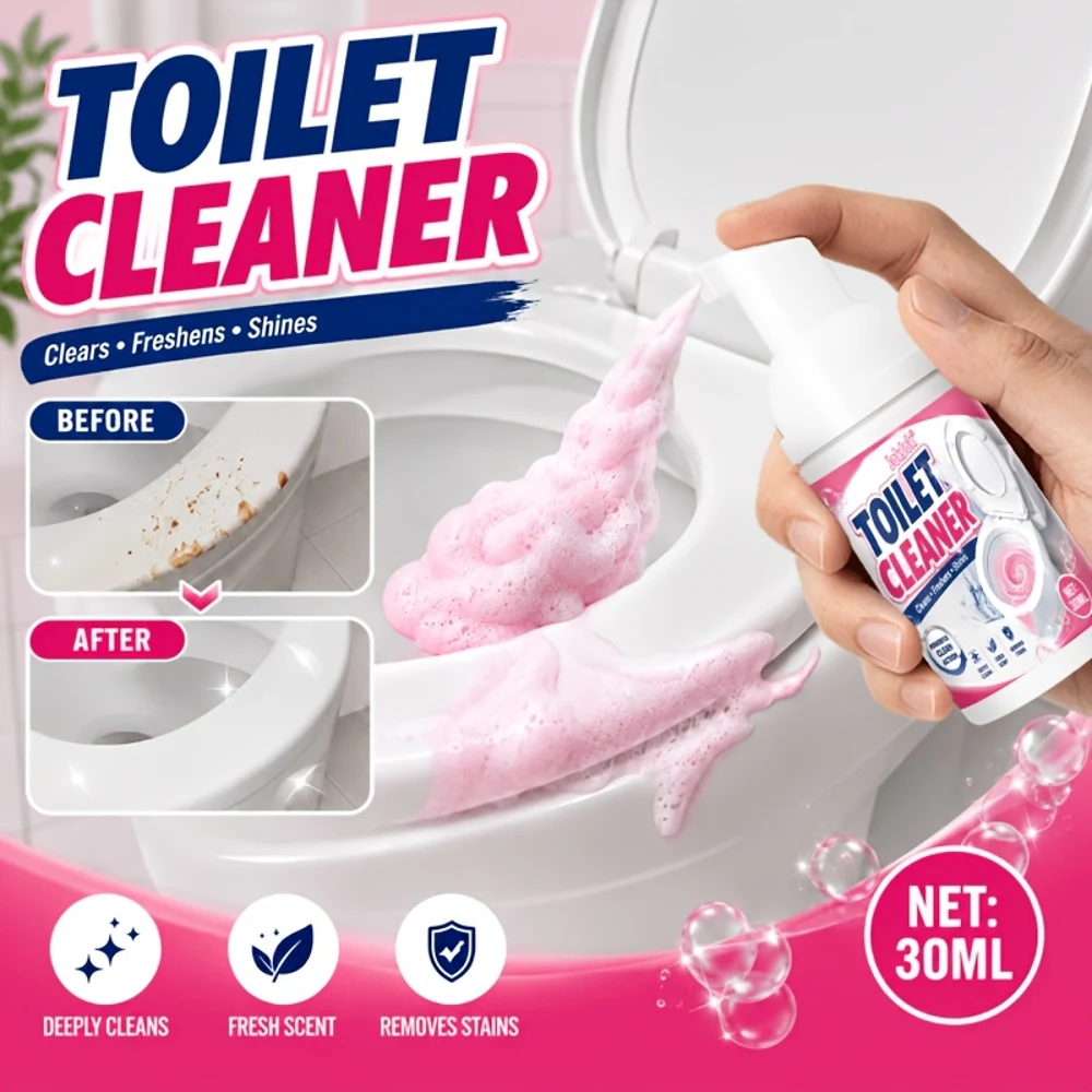 New Upgraded Professional Toilet Cleaner, Toilet-Specific Cleaning Agent - Deep Cleaning Fresh Formula, Helps Remove Stains And