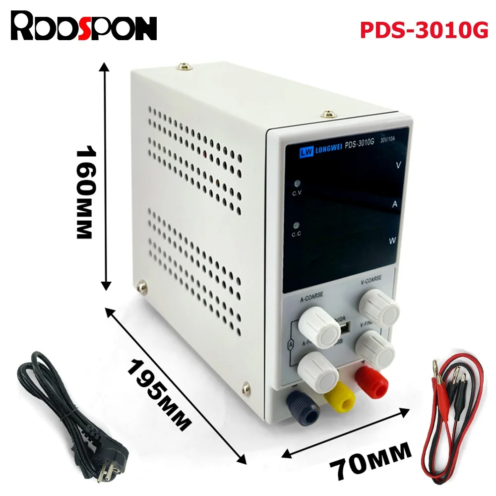 

3010G DC Power Supply AC 110V 220V Output Max 300W 30V 10A Laboratory Power Supply Adjustable For Factory Testing