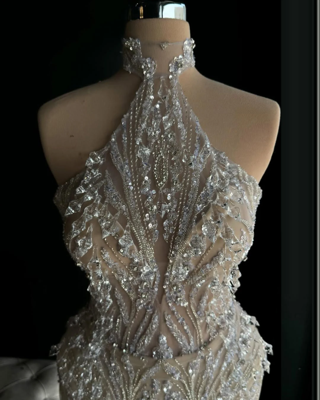 

Customized Women Beading Mini Evening Dresses Haute Couture Shoulderless Formal Occasion Celebrity Party Short Gowns