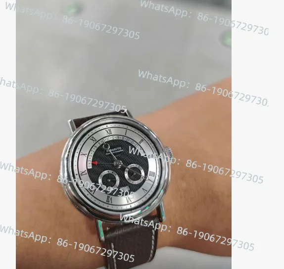 

New Model Year Display Full Calendar Mechanical Men's Watch Seagull Movement Flying Back Month Day Function Display