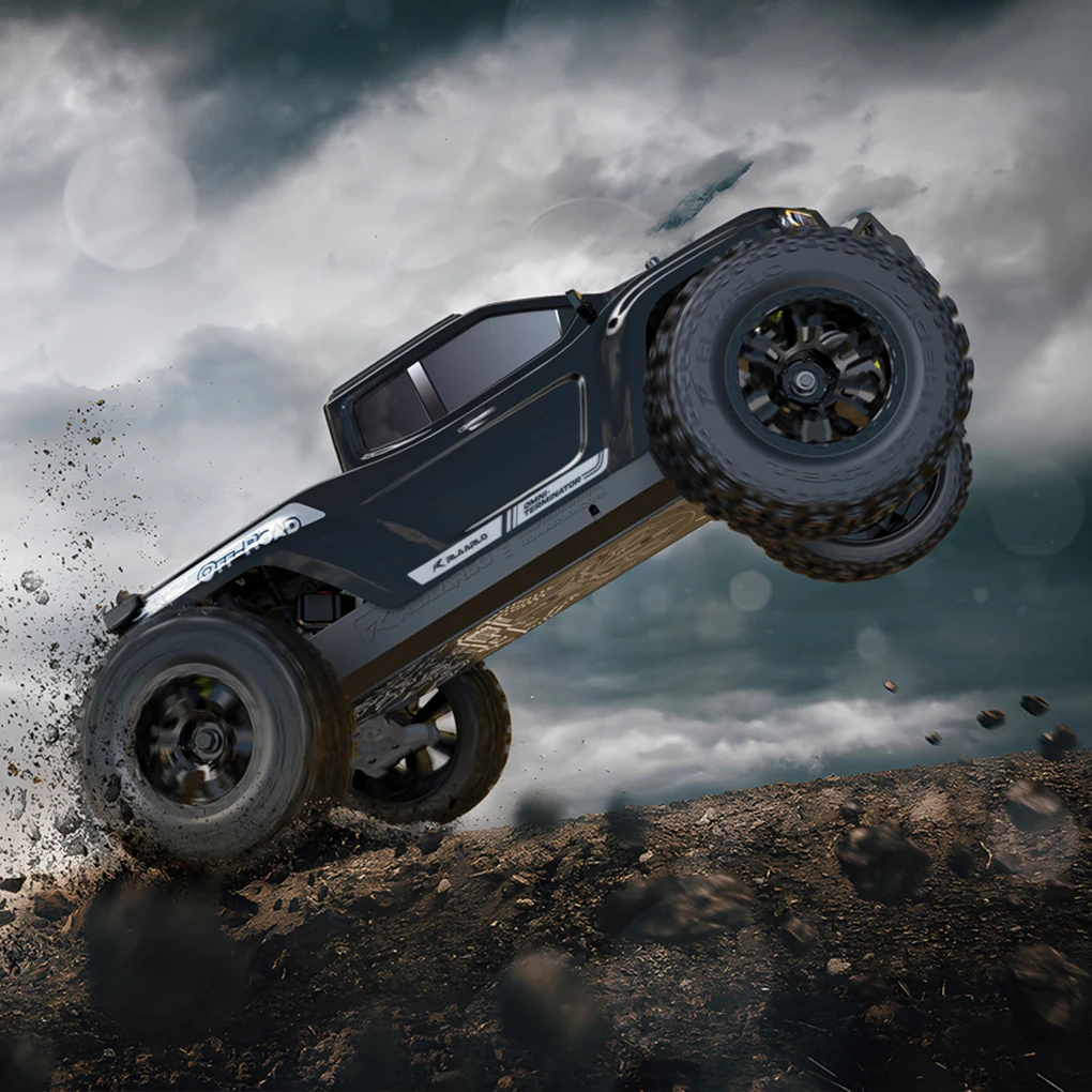 1/10 RZ001 RC Monster Truck Elektryczny Bezszczotkowy Pojazd Terenowy 4WD Uniwersalny Terminator Samochód Elektryczny Zdalnie Sterowany