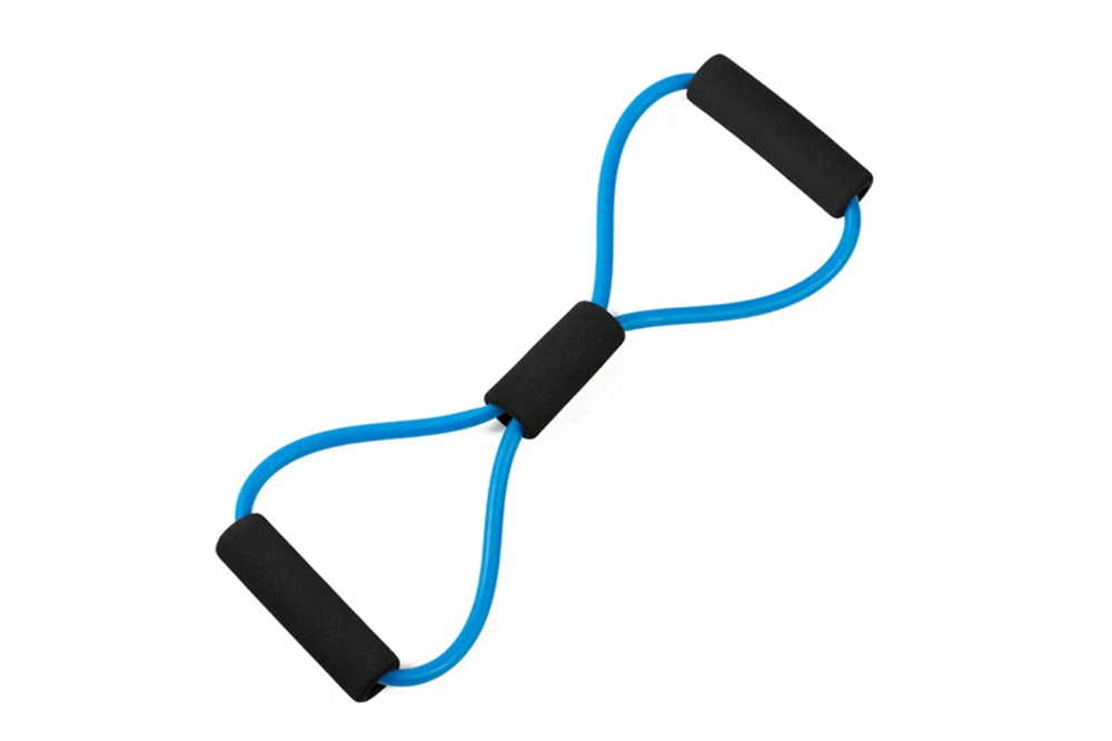 Yoga-Widerstandsbänder, elastisches Band, Sport-Übungszieher, 8-förmiger Brust-Expander für Bodybuilding, Heim-Fitnessstudio, Fitnessgeräte – Detail 10
