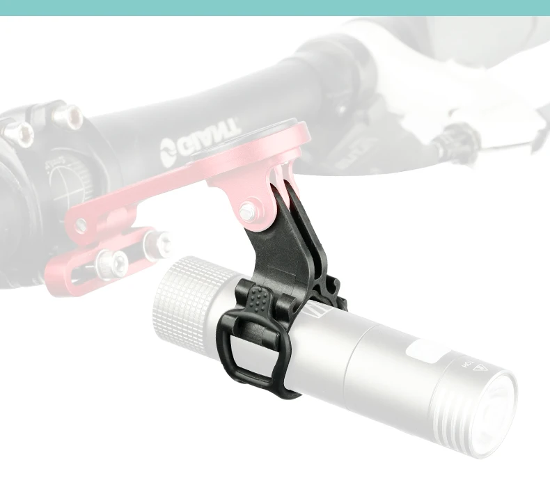 Fahrrad Taschenlampe Halter Clip Halterung MTB Rennrad Taschenlampe Ständer Halterung Passt GoPro Sport Kamera Radfahren Zubehör – Detail 1