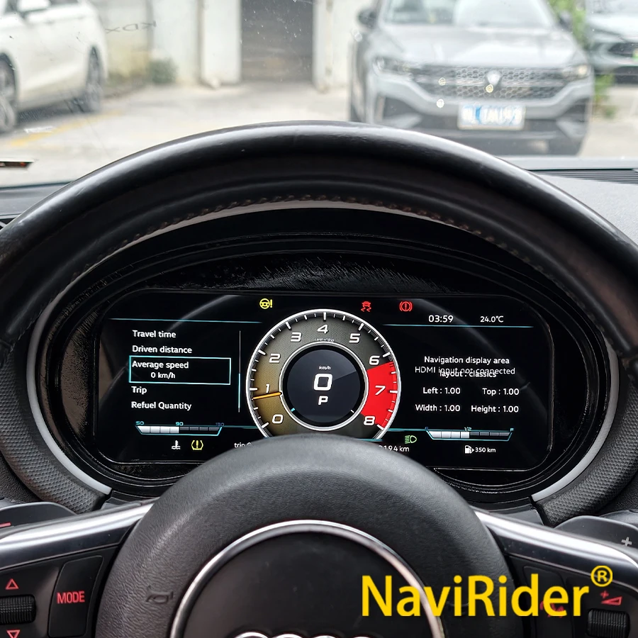 For Audi TT TTS 2007-2016 LCD Instrument Cluster Digital Dashboard Panel Gps Speedometer Virtual Cockpit Tachometer Clock 12