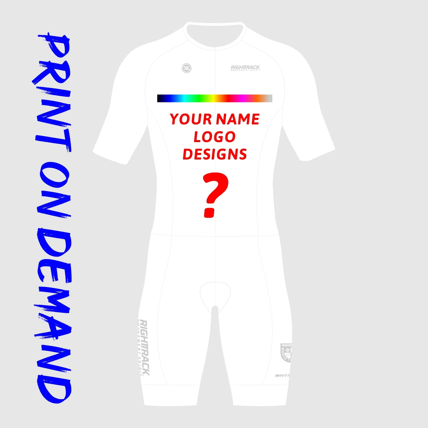 Print On Demand Custom Trisuit Triathlon Schaatspak Kleding Jumpsuit Zwemmen Fietsen Hardlopen Wetsuit RT Competitiekleding