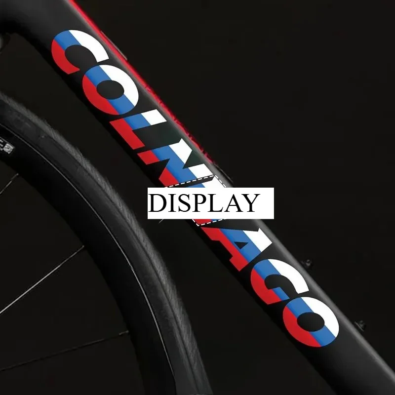 قطعتان من ملصقات الشعار الرائعة "COLNAGO"، مثالية لمكونات الدراجة وأغطية الكمبيوتر المحمول وأسطح الخوذة لإظهار روح ركوب الدراجات