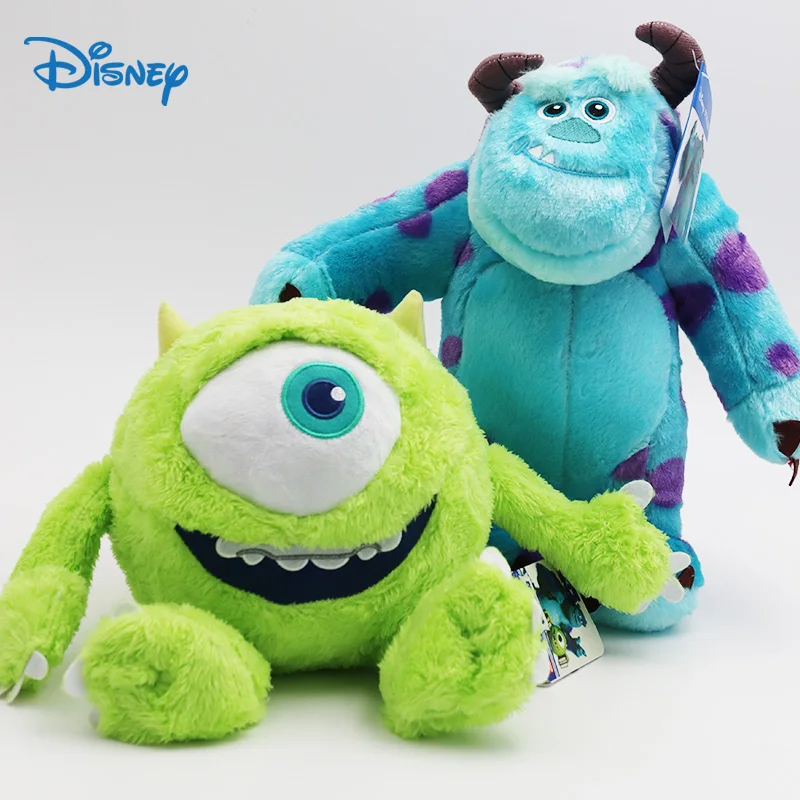 Kawaii Disney Pixar Sulley En Mike Knuffels Set Monsters Inc Wazowski Leuke Anime Gevulde Poppen Verjaardagscadeau Voor Meisjes Jongens