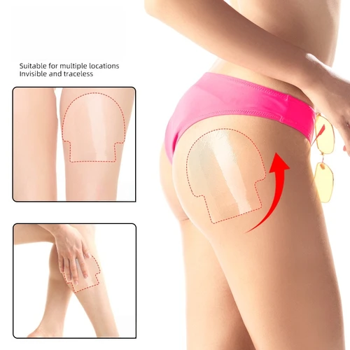 Imagen 2 del producto Parches para levantar glúteos, levantamiento rápido de glúteos, línea del muslo, flacidez de la piel, pegatina reafirmante Invisible para la piel, parches reafirmantes para glúteos