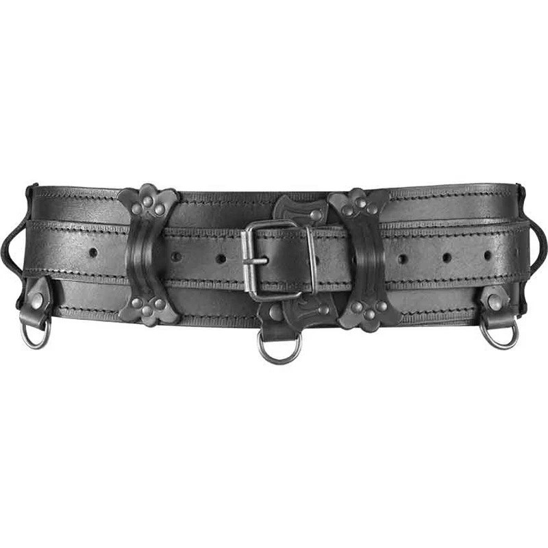 Thời Trung Cổ Lễ Hội Xòe Rộng PULeather Dây Phong Cách Khoa Học Viễn Tưởng Gothic Eo Tấm Bảo Vệ Larp Celtic Hiệp Sĩ Cosplay Dây Thắt Lưng Cho Nam Nữ